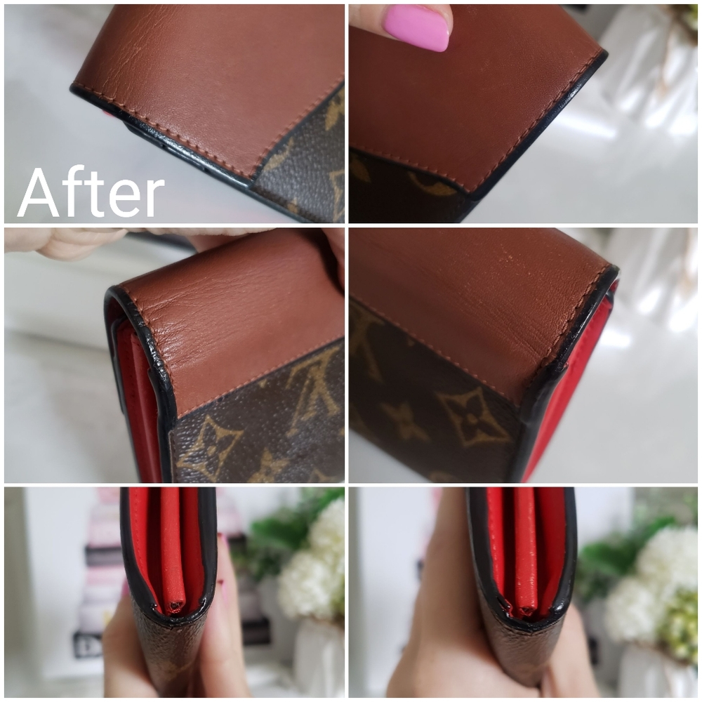 **SOLD**Authentic Pre-owned Rare Louis Vuitton Tuileries Tri-Colored Long Wallet - Picture 13 of 15